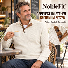 Lade das Bild in den Galerie-Viewer, NobleFit– Figurfreundlicher Premium-Komfortpullover für Herren | Ultrabequem & Elegant