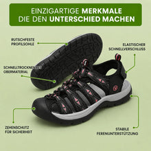 Lade das Bild in den Galerie-Viewer, Orthotrekking - Schmerzlindernde Komfort-Sandalen zum Gehen & Wandern | Rutschfest & Federleicht