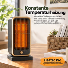 Lade das Bild in den Galerie-Viewer, HEATEC Pro - energiesparende tragbare Komfortheizung mit hoher Heizleistung & Sicherheitssystem ohne Installation | Bis 20 m²