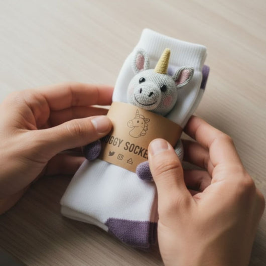 HUGGY Socken Unicorn - Nie wieder kalte Füße