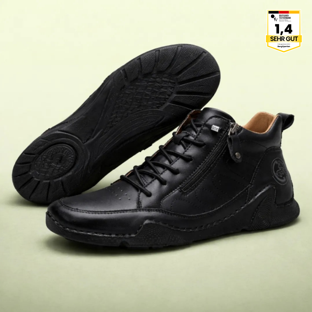 FussFit - ergonomische, schmerzlindernde, rutschfeste Leder-Barfußschuhe