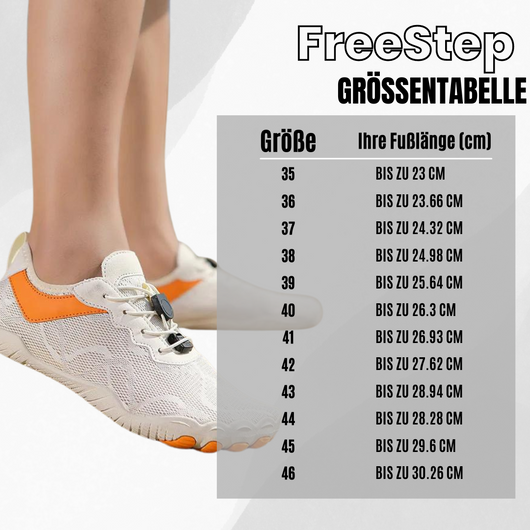 FreeStep  – Gesunde & rutschfeste Barfußschuhe für Entlastung bei Rückenschmerzen & Gelenkproblemen