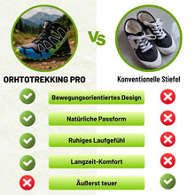 Lade das Bild in den Galerie-Viewer, OrthoTrekking Pro - ergonomische &amp; schmerzlindernde Trekking u.-Wanderschuhe