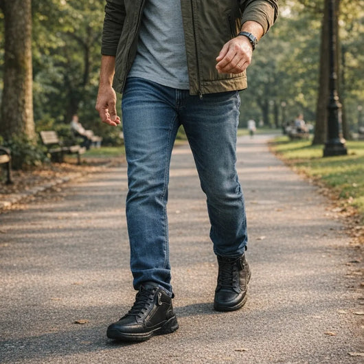 FussFit – Ergonomische & rutschfeste Barfußschuhe aus Leder | Natürlicher Komfort & Grip