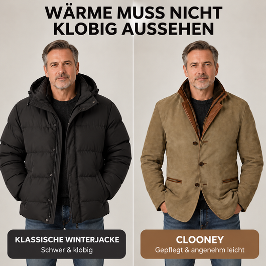 Clooney - Hochwertige Lederjacke für jede Jahreszeit