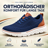 FeelFree Gentleman – Orthopädischer Herren-Komfortschuh | Rutschfest & Schmerzlindernd