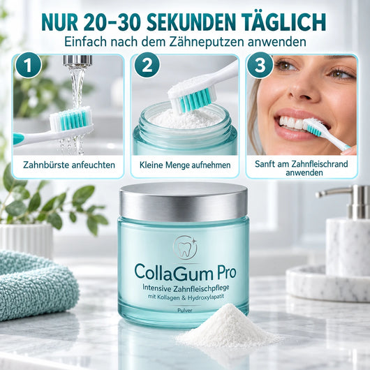 CollaGum Pro – Kollagen-Zahnfleischpflege für Reparatur, Aufbau & Regeneration