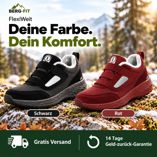 FlexiWeit – Extraweite Komfortschuhe für Diabetiker und geschwollene Füße