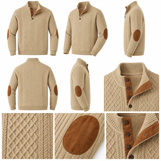 NobleFit– Figurfreundlicher Premium-Komfortpullover für Herren | Ultrabequem & Elegant