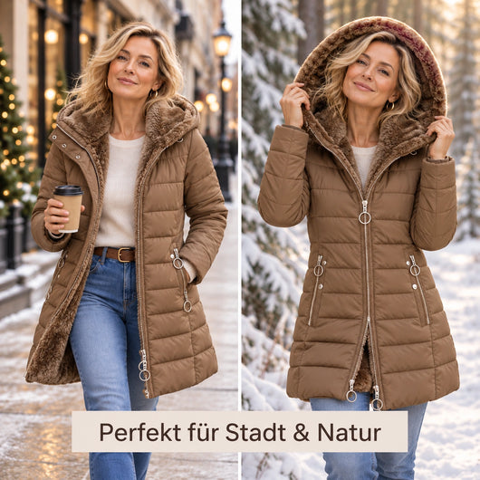 Nordelle – der Wintermantel, der wärmt und der Figur schmeichelt