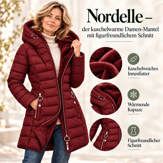 Nordelle – der Wintermantel, der wärmt und der Figur schmeichelt