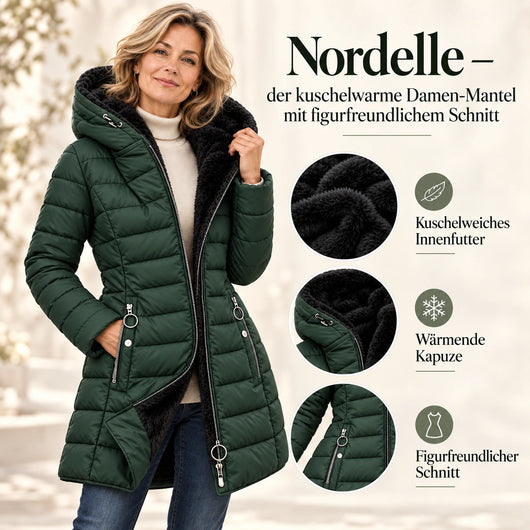Nordelle – der Wintermantel, der wärmt und der Figur schmeichelt