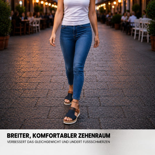 OrthoLuxe -  ergonomische schmerzlindernde Komfort-Sandalen