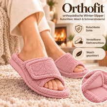 Lade das Bild in den Galerie-Viewer, Orthofit - orthopädische Winter-Slipper | Rutschfest, Weich &amp; Schmerzlindernd
