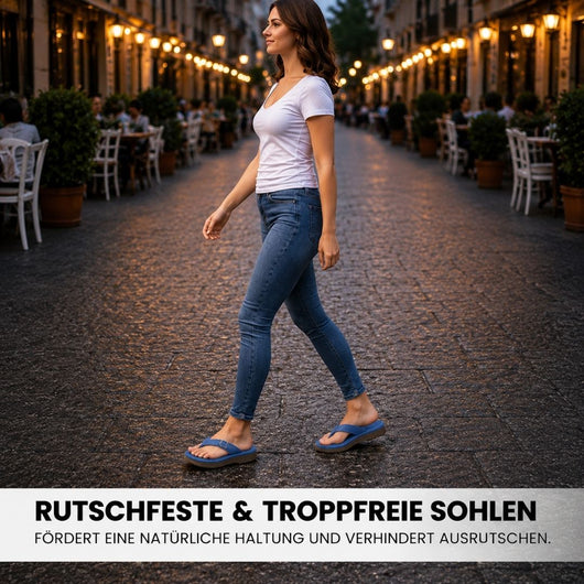 Orthofit - orthopädische Komfort-Sandale | Federleicht & Rutschfest
