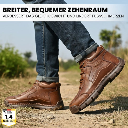 Orthopädische Premium-Lederstiefel | Schmerzlindernder Komfort