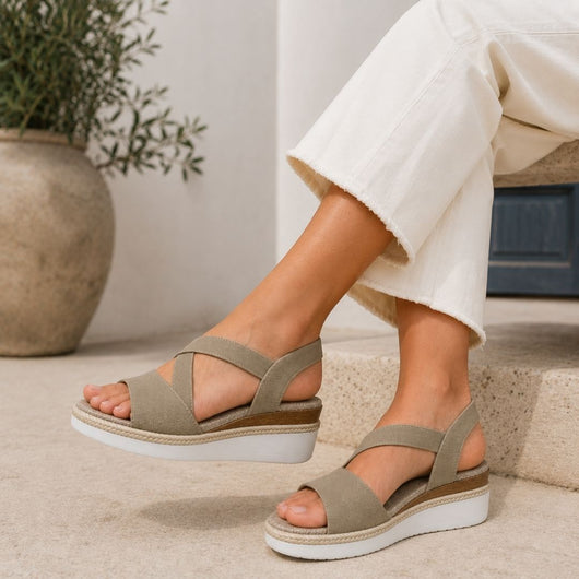 OrthoStella - Schmerzlindernde Komfort-Sandalen | Rutschfest & Federleicht