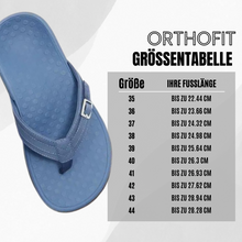 Lade das Bild in den Galerie-Viewer, Orthofit - orthopädische Komfort-Sandale | Federleicht &amp; Rutschfest