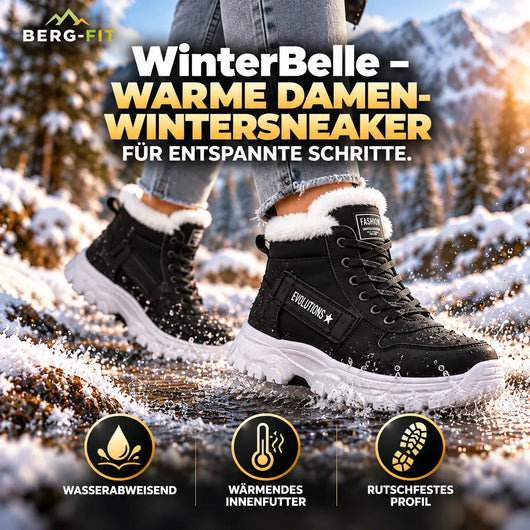 WinterBelle – Warme Damen-Wintersneaker | Rutschfest & Schmerzlindern
