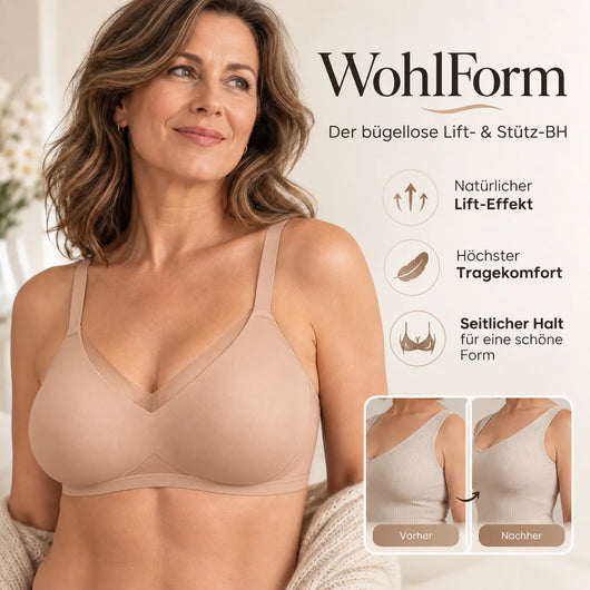 WohlForm - Der bügellose Lift- & Stütz-BH