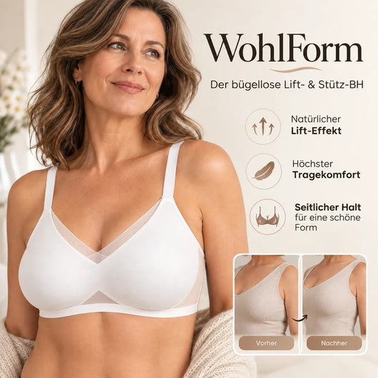 WohlForm - Der bügellose Lift- & Stütz-BH