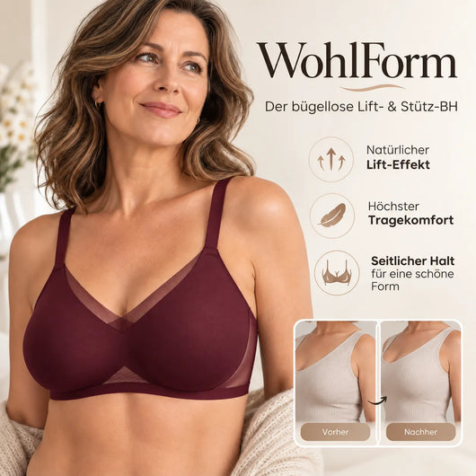 WohlForm - Der bügellose Lift- & Stütz-BH