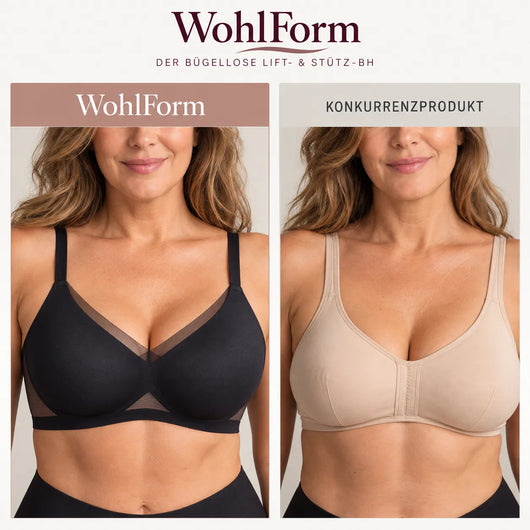 WohlForm - Der bügellose Lift- & Stütz-BH