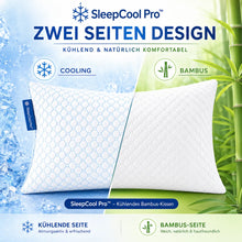 Lade das Bild in den Galerie-Viewer, SleepCool Pro™ Kühlendes &amp; ergonomisches Bambus-Kissen für erholsamen Schlaf
