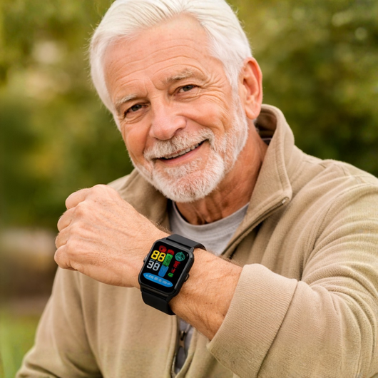 GlucoCare SOS – Smartwatch mit SOS & Sturzerkennung inkl. Zuckerwerte immer im Blick
